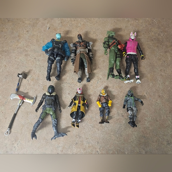 Fortnite Action Figures Set of 8 - Picture 1 of 10